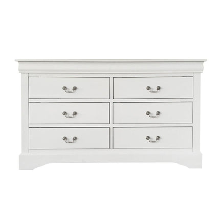 ACME 24505 Louis Philippe III Dresser, White