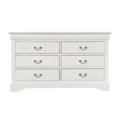 ACME 24505 Louis Philippe III Dresser, White ACME Furniture