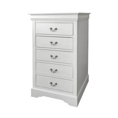 ACME 24506 Louis Philippe III Chest, White ACME Furniture