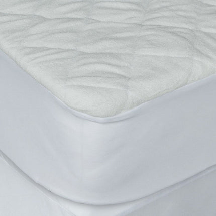 9" Waterproof Bamboo Terry Crib Mattress Pad Liner Mattress Cover Only. HomeRoots