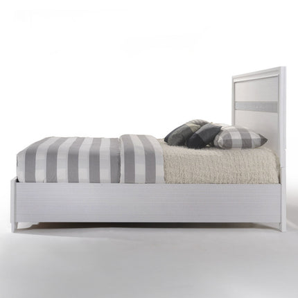 ACME 25767EK Naima Eastern King Bed with Storage, White (1Set/3Ctn)