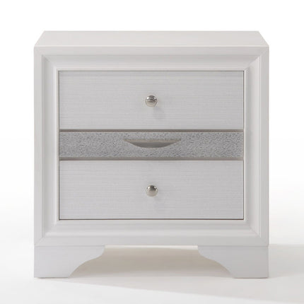 ACME 25773 Naima Nightstand, White