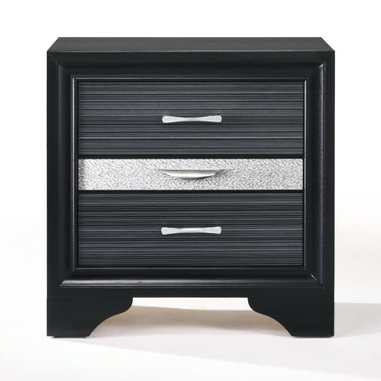 ACME 25903 Naima Nightstand, Black