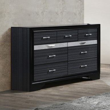 ACME 25905 Naima Dresser, Black ACME Furniture