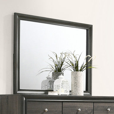 ACME 25974 Naima Mirror, Black ACME Furniture