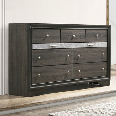 ACME 25975 Naima Dresser, Black ACME Furniture