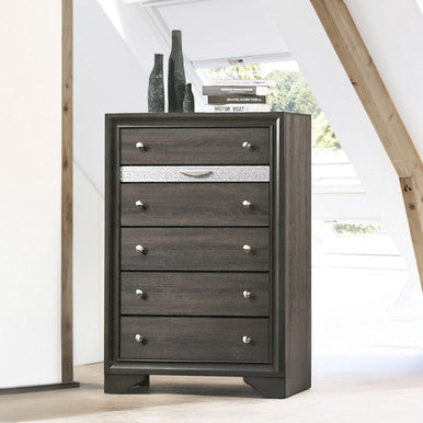 ACME 25976 Naima Chest, Black ACME Furniture