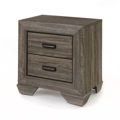 ACME 26023 Lyndon Nightstand, Weathered Gray Grain ACME Furniture