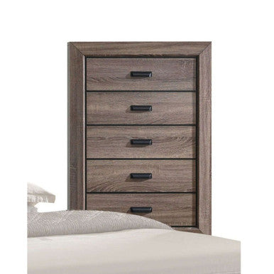 ACME 26026 Lyndon Chest, Weathered Gray Grain ACME Furniture