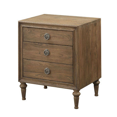ACME 26093 Inverness Nightstand, Reclaimed Oak ACME Furniture