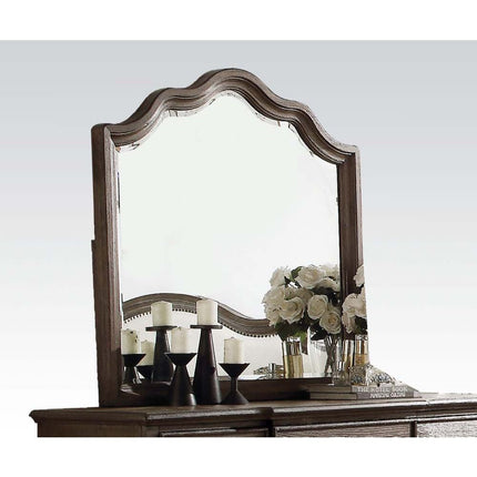 ACME 26114 Baudouin Mirror, Weathered Oak