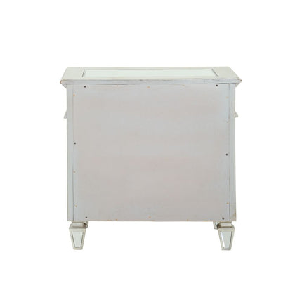 ACME 26153 Varian Nightstand, Mirrored