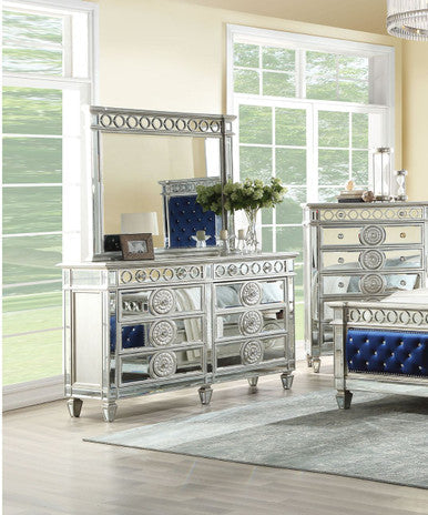 ACME 26155 Varian Dresser, Mirrored ACME Furniture