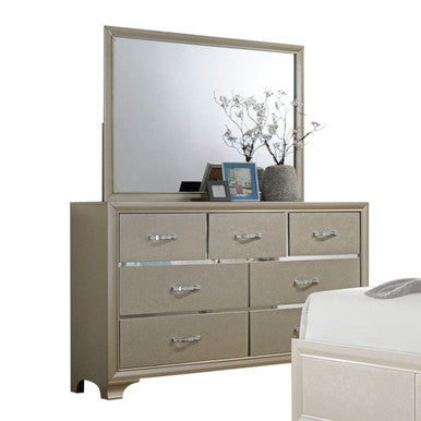 ACME 26245 Carine Dresser, Champagne ACME Furniture