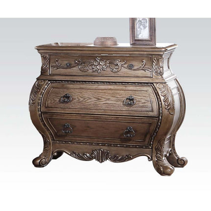 ACME 26313 Ragenardus Nightstand, Vintage Oak