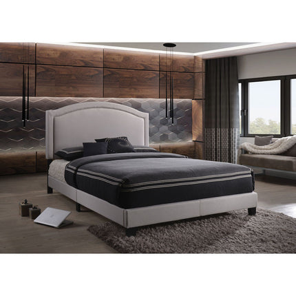 ACME 26340Q Garresso Queen Bed, Fog Fabric