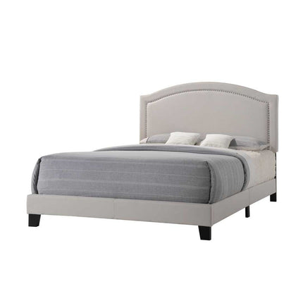 ACME 26340Q Garresso Queen Bed, Fog Fabric