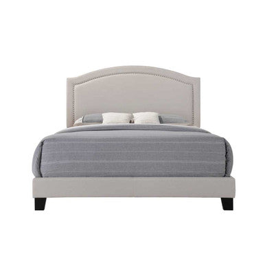 ACME 26340Q Garresso Queen Bed, Fog Fabric ACME Furniture