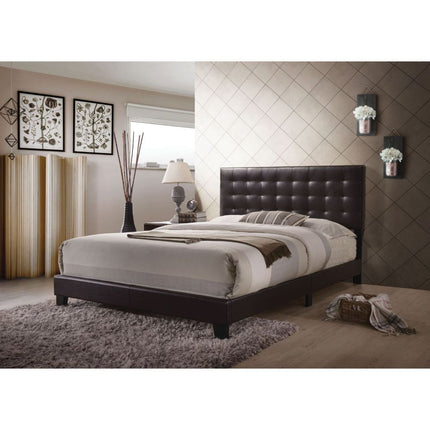 ACME 26350Q Masate Queen Bed, Espresso PU
