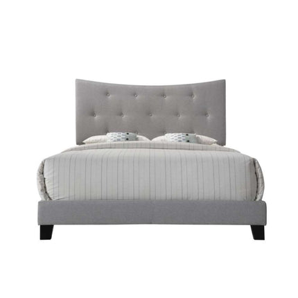 ACME 26360Q Venacha Queen Bed, Gray Fabric