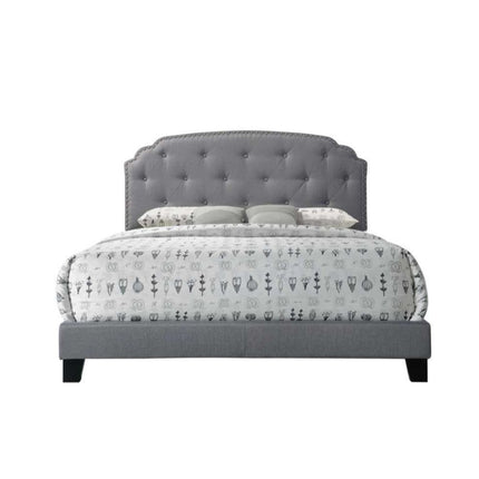 ACME 26370Q Tradilla Queen Bed, Gray Fabric