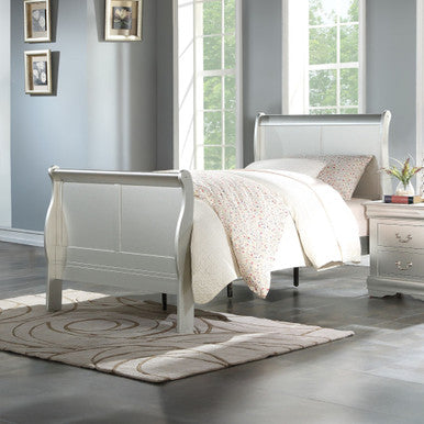 ACME 26710T Louis Philippe III Twin Bed, Platinum (1Set/2Ctn) ACME Furniture