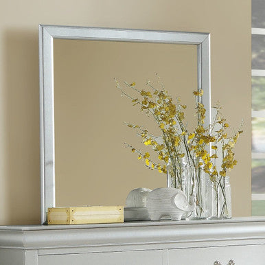 ACME 26734 Louis Philippe Mirror, Platinum ACME Furniture