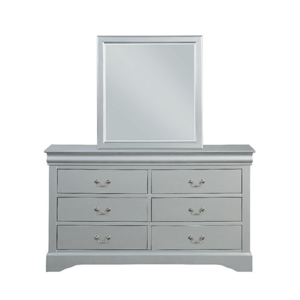 ACME 26734 Louis Philippe Mirror, Platinum