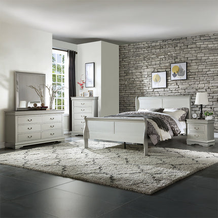 ACME 26736 Louis Philippe Chest, Platinum