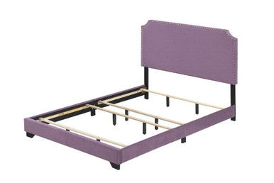 ACME 26750Q Haemon Queen Bed - Light Purple Fabric, Light Purple Fabric ACME Furniture