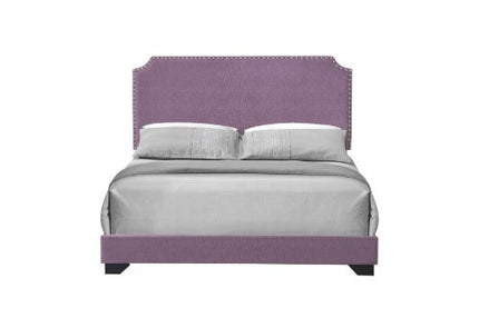ACME 26750Q Haemon Queen Bed - Light Purple Fabric, Light Purple Fabric