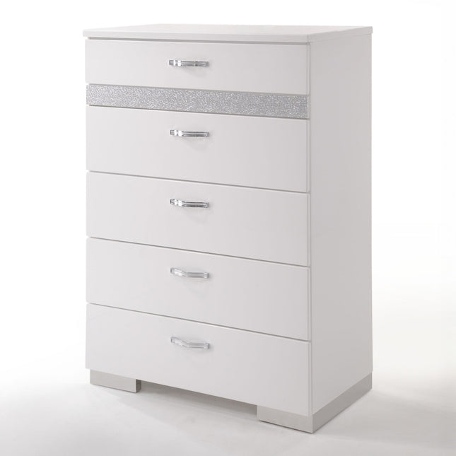 ACME 26776 Naima II Chest, White (High Gloss)