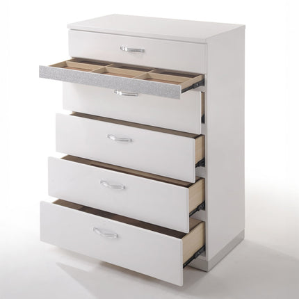 ACME 26776 Naima II Chest, White (High Gloss)