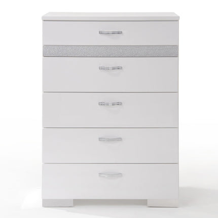 ACME 26776 Naima II Chest, White (High Gloss)