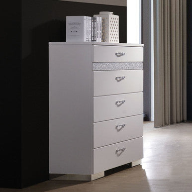 ACME 26776 Naima II Chest, White (High Gloss) ACME Furniture