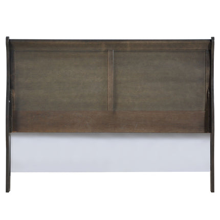 ACME 26787EK Louis Philippe Eastern King Bed, Dark Gray (1Set/2Ctn)