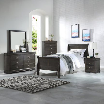 ACME 26795 Louis Philippe Dresser, Dark Gray