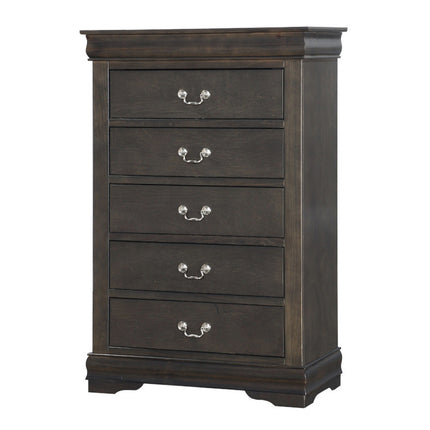 ACME 26796 Louis Philippe Chest, Dark Gray