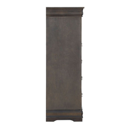 ACME 26796 Louis Philippe Chest, Dark Gray