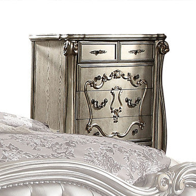 ACME 26846 Versailles Chest, Antique Platinum ACME Furniture