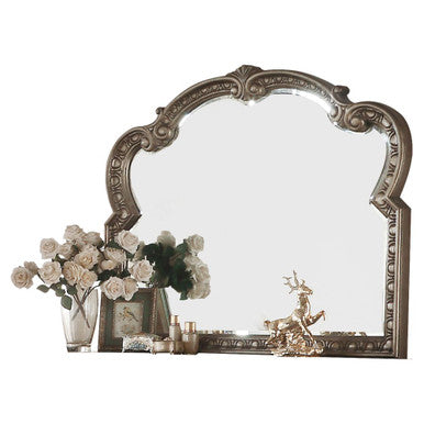 ACME 26936 Northville Mirror, Antique Silver ACME Furniture