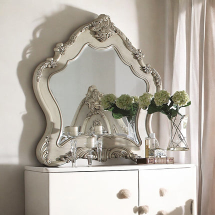 ACME 27014 Ragenardus Mirror, Antique White
