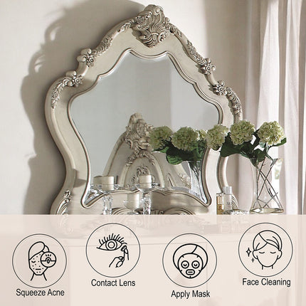 ACME 27014 Ragenardus Mirror, Antique White