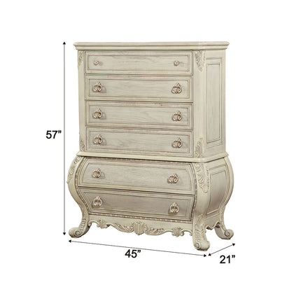 ACME 27016 Ragenardus Chest, Antique White