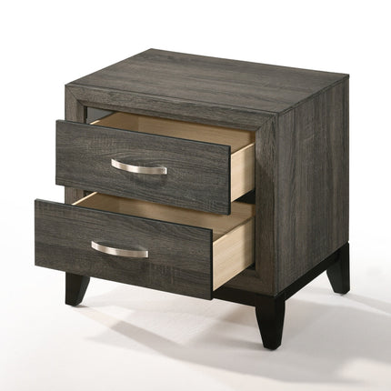 ACME 27053 Valdemar Nightstand, Weathered Gray