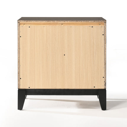 ACME 27053 Valdemar Nightstand, Weathered Gray