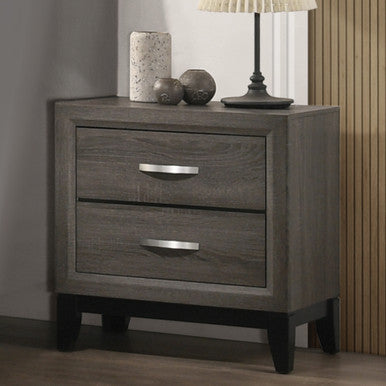ACME 27053 Valdemar Nightstand, Weathered Gray ACME Furniture