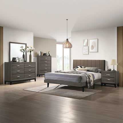 ACME 27053 Valdemar Nightstand, Weathered Gray