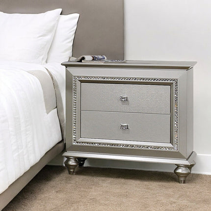 ACME 27233 Kaitlyn Nightstand, Champagne