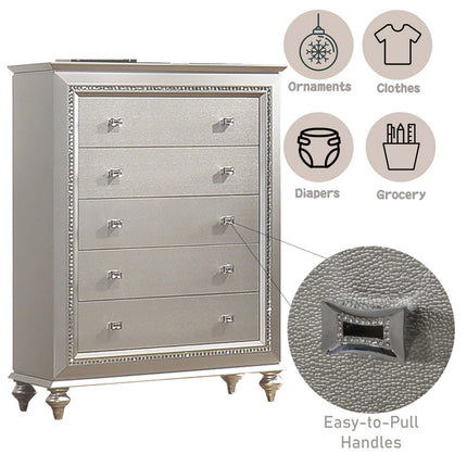 ACME 27236 Kaitlyn Chest, Champagne